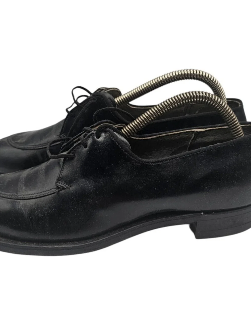 Craddock & Terry Leather Military Dress Shoes Oxford/Derby Sz 9A Black